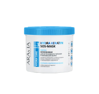 ARAVIA Professional Маска кератиновая для интенсивного питания и увлажнения волос Hydra Keratin SOS-Mask, 550 мл