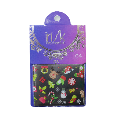 Декор зимний переводной (004)