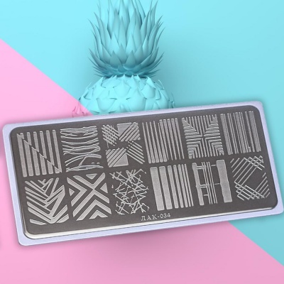 Пластина для стемпинга lakshery #034